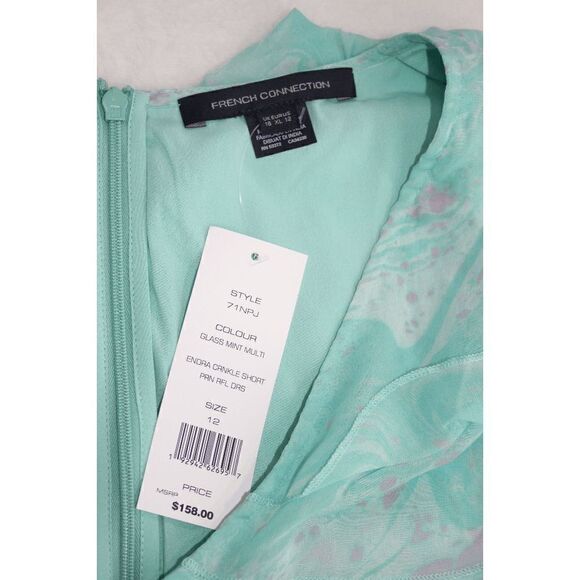 French Connection Endra Crinkle Mini Dress - Picture 11 of 12